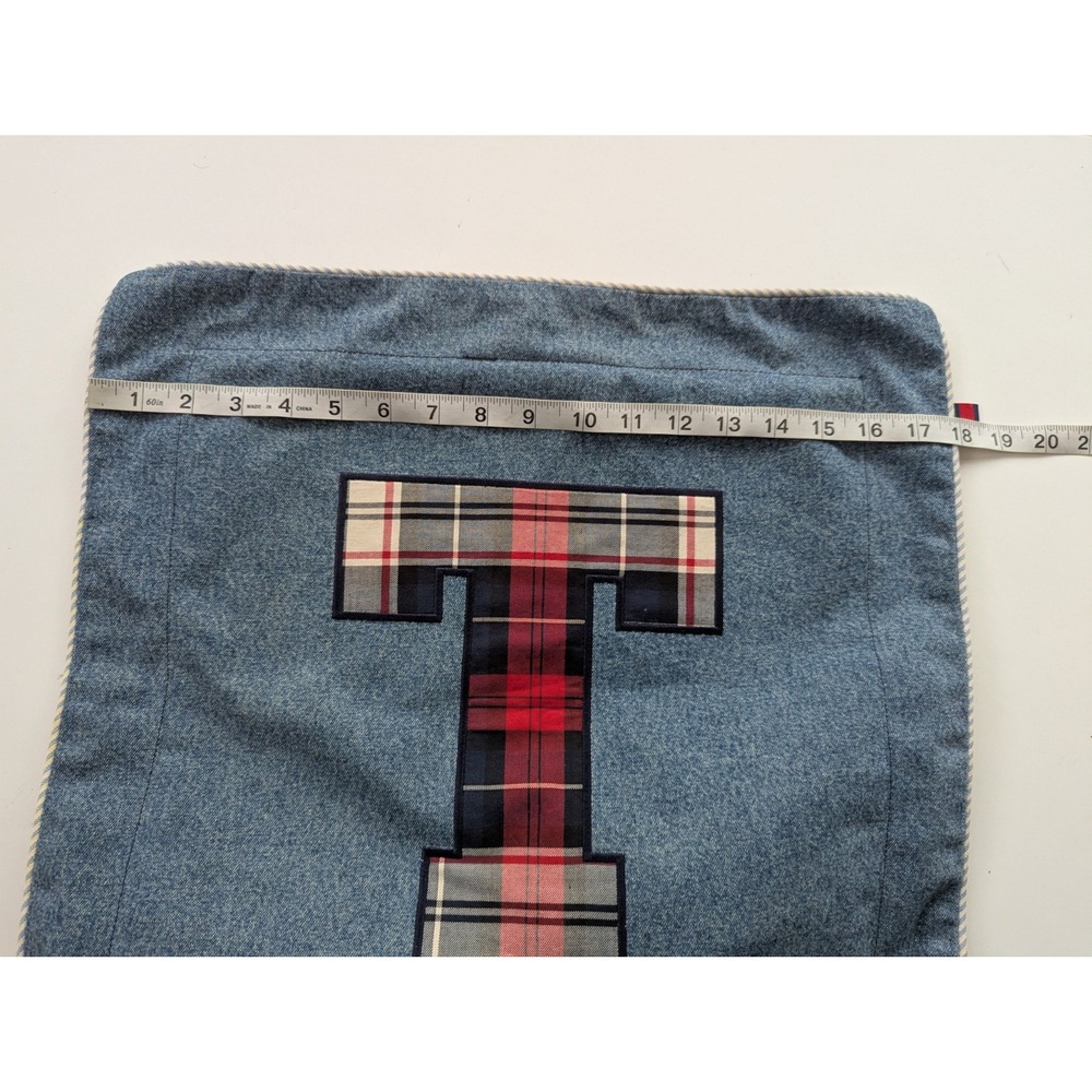 Tommy Hilfiger Pillow Sham Case 14" x 14" 100% Cotton - Picture 5 of 6